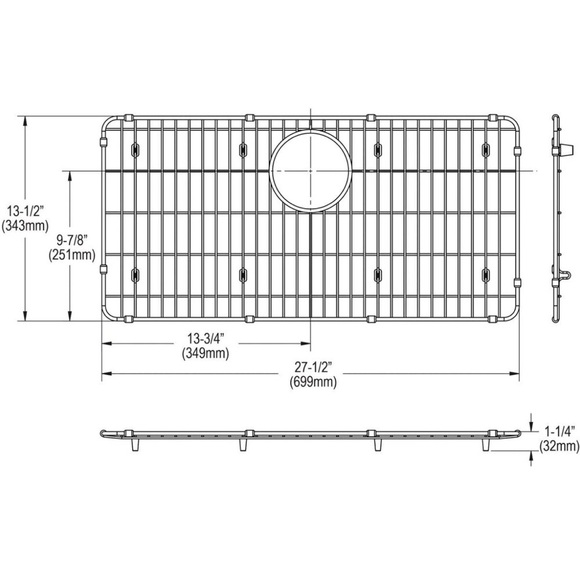 Elkay Stainless Steel Bottom Grid for Kitchen Sink NEW - Picture 4 of 5
